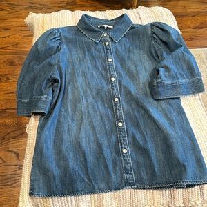 FRAME. Like new denim shirt Size L